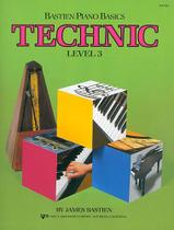 Livro Bastien Piano Basics Technic Level 3 WP218