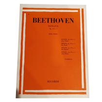 Livro beethoven sonata op. 49 n. 1 para piano rev. casella