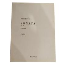 Livro beethoven sonata op. 79 para piano rev. casella