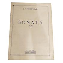 Livro beethoven sonata op. 90 em mi menor para piano - EDITORA REUNIDAS E CEMBRA