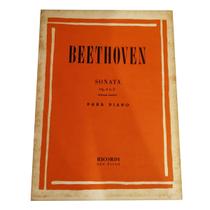 Livro beethoven sonata para piano op.2 n.2 a. casella ( estoque antigo ) - RICORDI