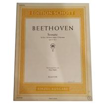 Livro beethoven sonate op 31 n. 3 hans hôpfel - klavier - EDITION SCHOTT