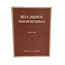 Livro béla bartok mikrokosmos piano solo vol 4 (estoque antigo)