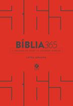 Livro - Bíblia 365 - Letra Grande - Vermelha