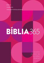 Livro - Bíblia 365 NVT Roxa Feminina