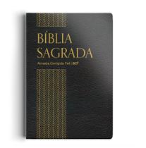 Livro - Bíblia ACF - Capa semi luxo preta