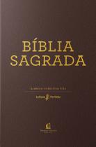 Livro - Bíblia ACF, Couro Soft, Marrom, Leitura Perfeita