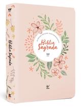Livro - Biblia Aec - Letra Gigante - Capa Pu Impresso - Salmao Flores