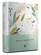 Livro - Biblia Aec - Letra Gigante - Capa Pu Impresso - Verde Estampada