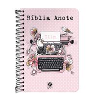 Livro - Bíblia Anote NVT Slim espiral - Typo Rosa Livro - Bíblia Anote NVT Slim espiral - Typo Rosa