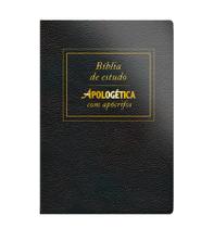 Livro - Bíblia Apologética com apócrifos - Luxo Preta