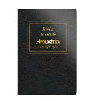 Livro - Bíblia Apologética com apócrifos - Luxo Preta Livro - Bíblia Apologética com apócrifos - Luxo Preta
