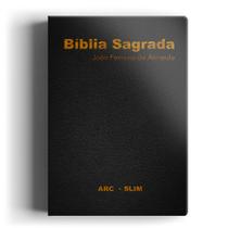 Livro - Bíblia ARC slim luxo preta