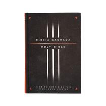 Livro - Bíblia Bilíngue ACF/KJV, Português/Inglês, Capa dura, Leitura Perfeita