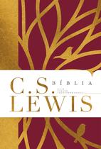 Livro - Bíblia C. S. Lewis NVT, Capa dura vermelha, Leitura Perfeita