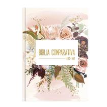 Livro - Bíblia comparativa extra grande RC - NVI- Flor de Henna