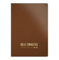 Livro - Bíblia comparativa extra grande RC - NVI - Marrom Luxo