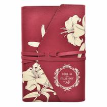 Livro - Bíblia da Mulher de Fé NVI, Capa luxo, Lírios do Campo