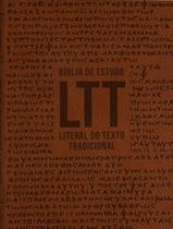 Livro - Biblia De Estudo Ltt - Biblia Literal Do Texto Tradicional - Preta Livro - Biblia De Estudo Ltt - Biblia Literal Do Texto Tradicional - Preta
