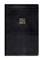 Livro - Biblia De Estudo Nvi - Preta - Capa Luxo Livro - Biblia De Estudo Nvi - Preta - Capa Luxo