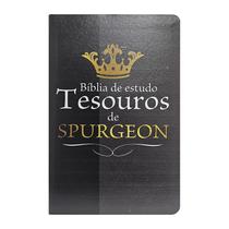 Livro - Bíblia de estudo temática tesouros de sPUrgeon ARC - Capa 01