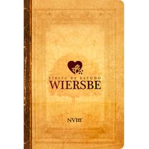 Livro - Bíblia de estudo Wiersbe - Luxo - NVI - Neutra
