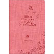 Livro - Biblia de estudos da Mulher Rosa