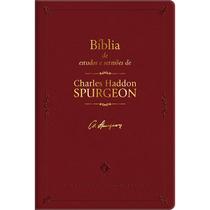 Livro - BÍBLIA DE ESTUDOS E SERMÕES DECHARLES H. SPURGEON - Bordô
