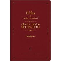 Livro - BÍBLIA DE ESTUDOS E SERMÕES DECHARLES H. SPURGEON - Bordô