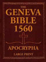 Livro: Bíblia de Genebra 1560, apócrifos, edição impressa grande em inglês