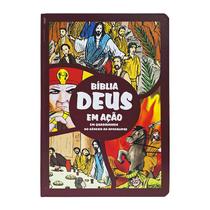 Livro - Bíblia deus em ação em quadrinhos ‐ capa a última ceia
