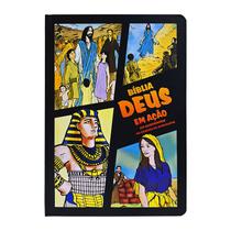 Livro - Bíblia Deus em ação em quadrinhos ‐ capa faraó