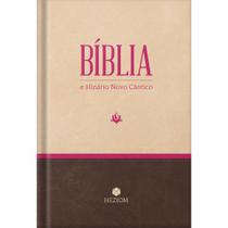 Livro - Bíblia e Hinário Novo Cântico - Rosa (ARA)