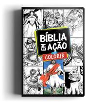 Livro - Bíblia em ação para colorir