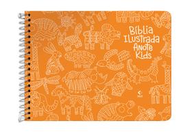 Livro - Bíblia Ilustrada Anote Kids NVT espiral - Arca de Noé