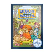 Livro - Biblia Ilustrada Infantil Prata Capa Dura