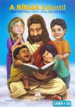 Livro Bíblia Infantil 365 Historias Da Bíblia + Cd Música - Parly Baby