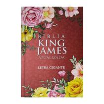 Livro Bíblia king james atualizada letra gigante capa dura - primavera