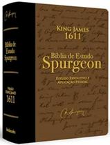Livro - Biblia King James Fiel 1611 - Fiel Estudo Spurgeon - Marrom/Preto Pu Importado