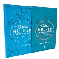 Livro - Bíblia mulher extraordinária - Estudo, Meditação e Oração - Turquesa Livro - Bíblia mulher extraordinária - Estudo, Meditação e Oração - Turquesa