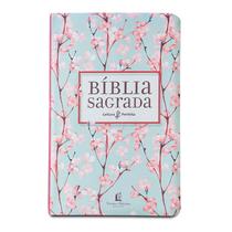 Livro - Bíblia NVI, Capa flexível de tecido, Cerejeira, Leitura Perfeita