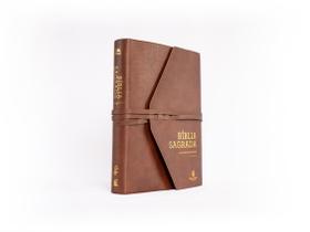 Livro - Bíblia NVI com Espaço para Anotações, Capa luxo, Marrom Artesanal, Leitura Perfeita Livro - Bíblia NVI com Espaço para Anotações, Capa luxo, Marrom Artesanal, Leitura Perfeita