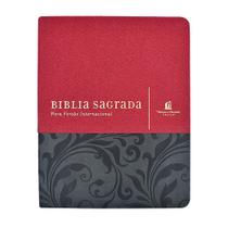 Livro - Bíblia NVI com Espaço para Anotações, Capa luxo vermelha, Leitura Perfeita