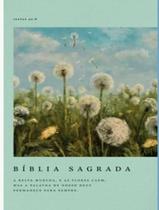 Livro - Bíblia NVI com Espaço para Anotações, Letra Grande, Tecido, Dente-de-leão