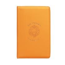 Livro - Bíblia NVI com zíper: Ele voltará, courosoft laranja com toque emborrachado, Leitura Perfeita: Nova Versão Internacional