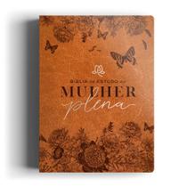 Livro - Bíblia NVI de estudo da Mulher Plena - Céu de primavera