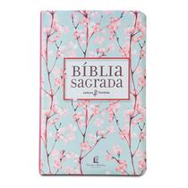 Livro - Bíblia NVI, Flexível, Tecido, Cerejeira, Leitura Perfeita