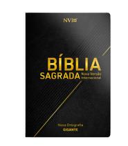Livro - Bíblia NVI gigante Luxo Preta