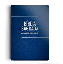 Livro - Bíblia NVI letra gigante luxo azul