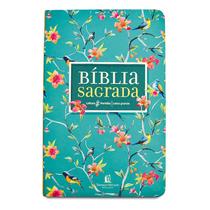 Livro - Bíblia NVI, Letra Grande, Capa luxo, Flores, Leitura Perfeita Livro - Bíblia NVI, Letra Grande, Capa luxo, Flores, Leitura Perfeita
